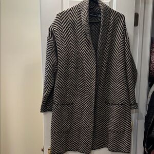 Black and White Chevron Cardigan